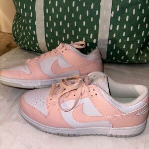 Nike Women's Pink and White Shoes